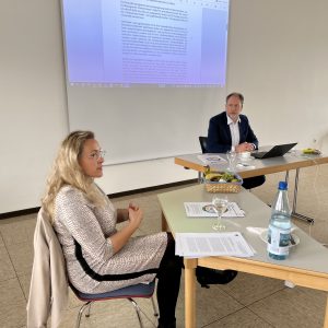 Im Gespräch mit Geschäftsführer Jochum.